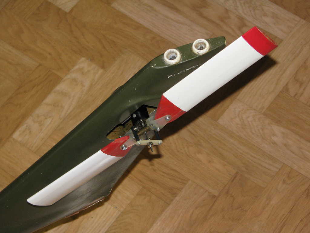 Elektrische Hegi Cobra - Heckrotor